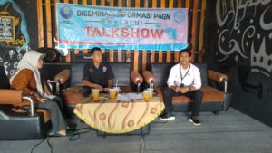 KEGIATAN DISEMINASI INFORMASI MELALUI TALKSHOW