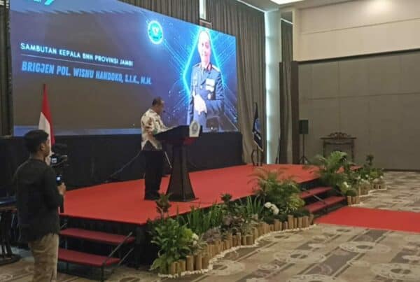 BNNP Jambi Beserta Jajaran Menggelar kegiatan Puncak Hari Anti Narkotika Internasional (HANI) 2024 Bersama Seluruh Unsur Forkompimda dan Masyarakat di Hotel Swiss-bel Jambi